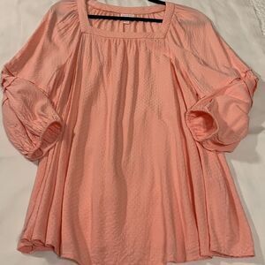 Isabel Size Large maternity peach color top